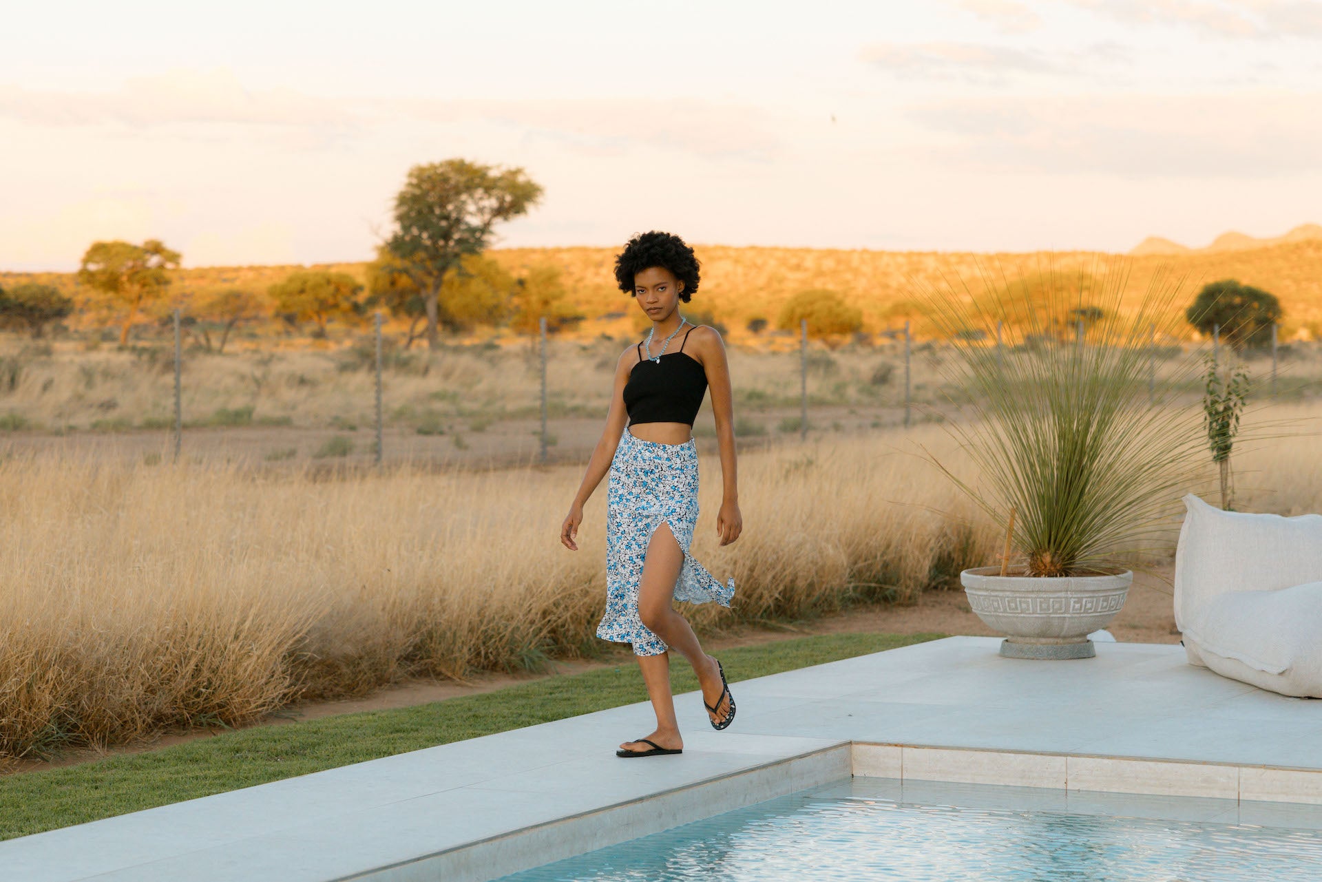 Skirt ANAMA flowers